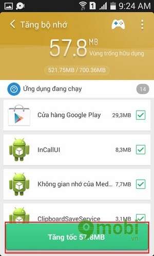 Hướng dẫn sử dụng Clean Master trên Android